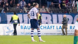 Daniel Ginczek im Trikot des MSV Duisburg.