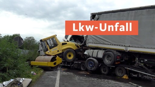 Lkw-Unfall auf der A1 zwischen Kamen und Unna